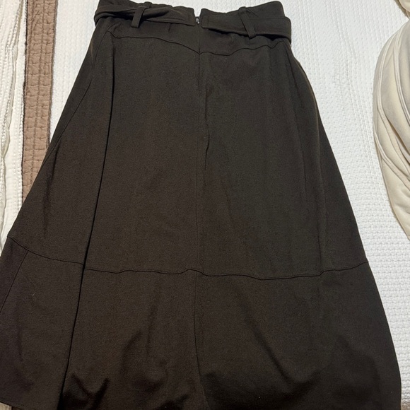 Vince Olive Green Wool Belted Skirt size 6 - Picture 7 of 8